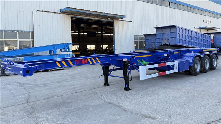 Tri Axle 12m Skeletal Trailer for Sale In Guam