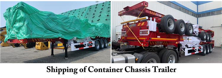 40ft Skeleton Container Semi Trailer For Sale In Jamaica