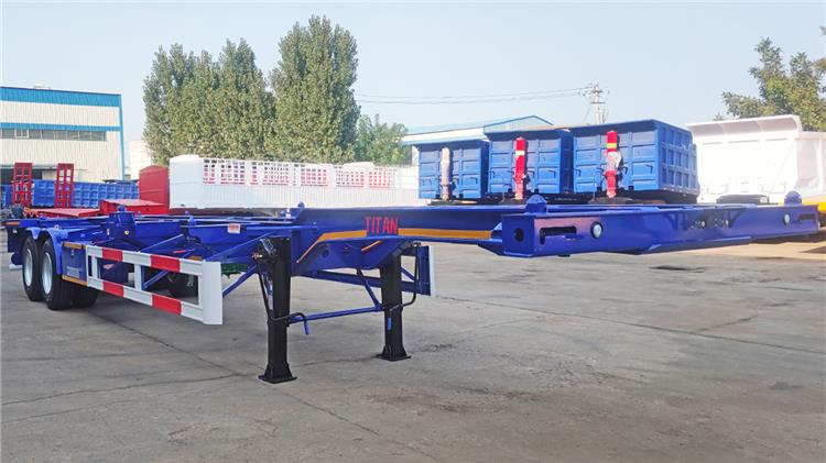 20ft 40ft Container Gooseneck Skeletal Trailer for Sale In Barbados