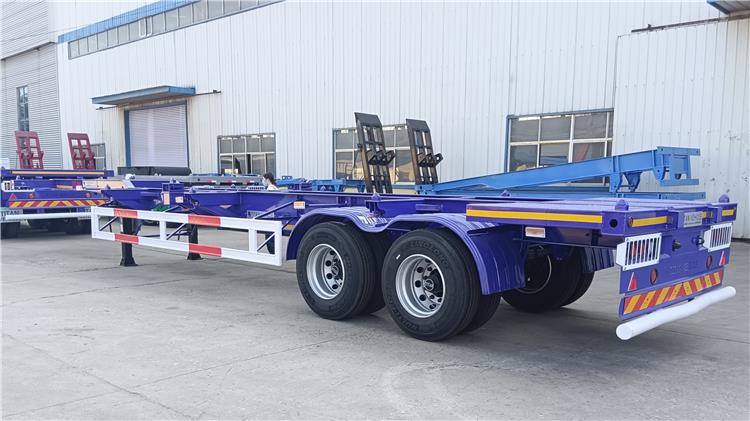 20ft 40ft Container Gooseneck Skeletal Trailer for Sale In Barbados