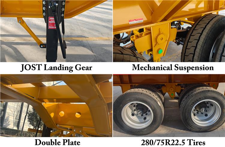 Intermodal Container Chassis Trailers for Sale In Saudi Arabia | Terminal Bomb Cart Trailer