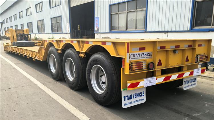 3 Axle 80 Ton Detachable Gooseneck Trailer For Sale In Jamaica