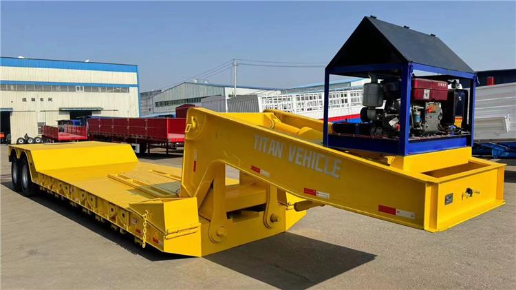 Detachable Neck Lowboy Trailer For Sale In Ghana