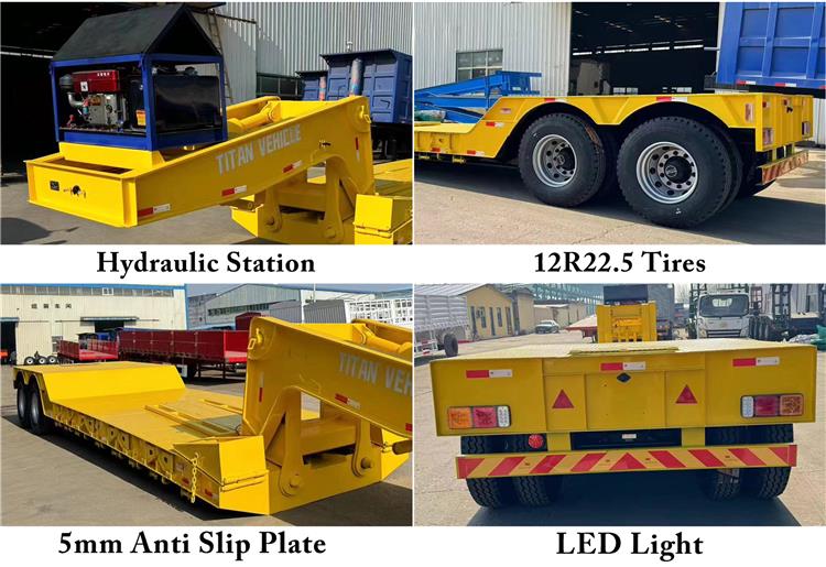 Detachable Neck Lowboy Trailer For Sale In Ghana
