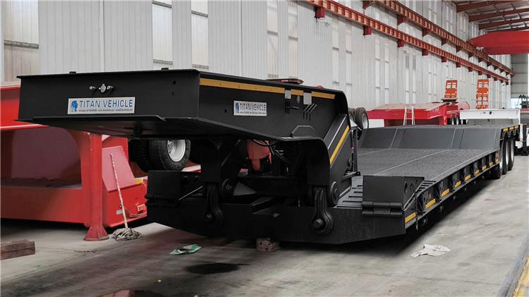 3 Axle 80 Ton Lowboy Trailers for Sale In Senegal