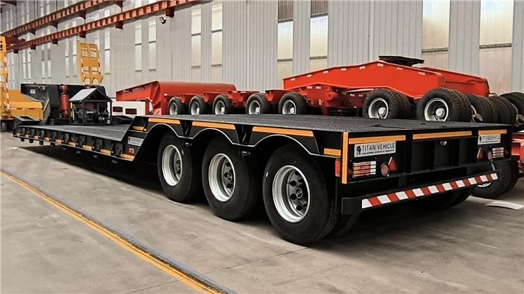 3 Axle 80 Ton Lowboy Trailers for Sale In Senegal