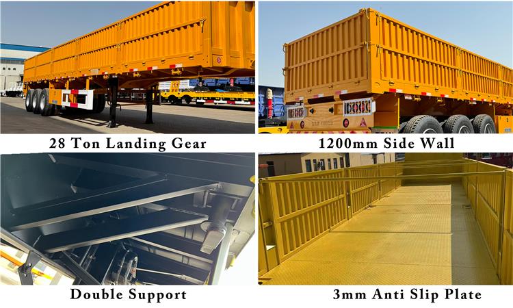 Tri Axle Dropside Trailer for Sale In Sudan