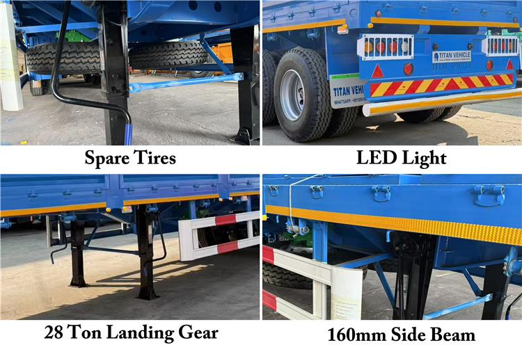 Tri Axle Grain Sideboard Trailers for Sale In Guyana