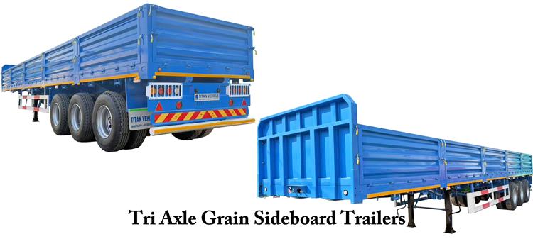 Tri Axle Grain Sideboard Trailers for Sale In Guyana