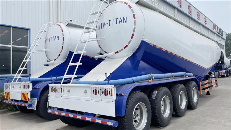 4 Axle 50CBM Bulk Cement Tankers Trailer Price for Sale In Zambia
