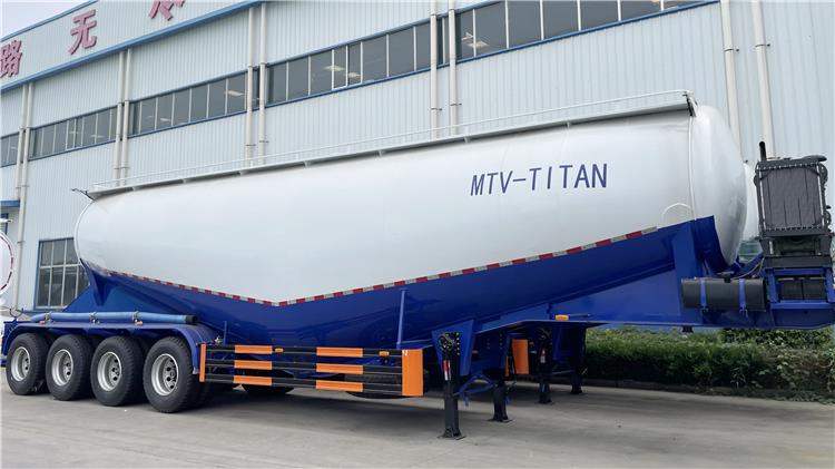 4 Axle 50CBM Bulk Cement Tankers Trailer Price for Sale In Zambia