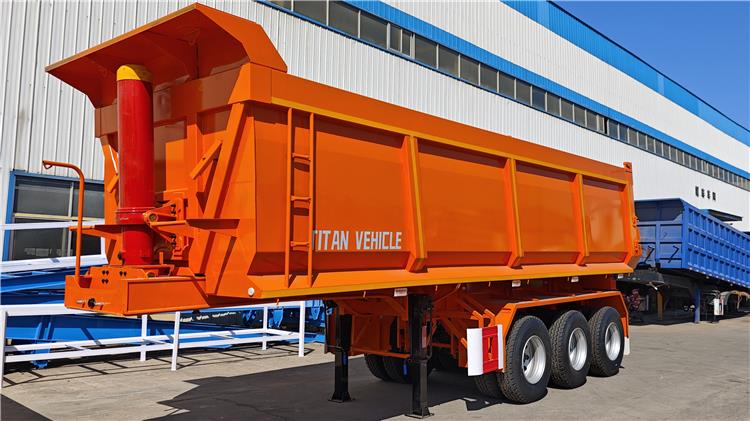 Hydraulic 60 Ton Semi Tipper Trailer for Sale In Senegal