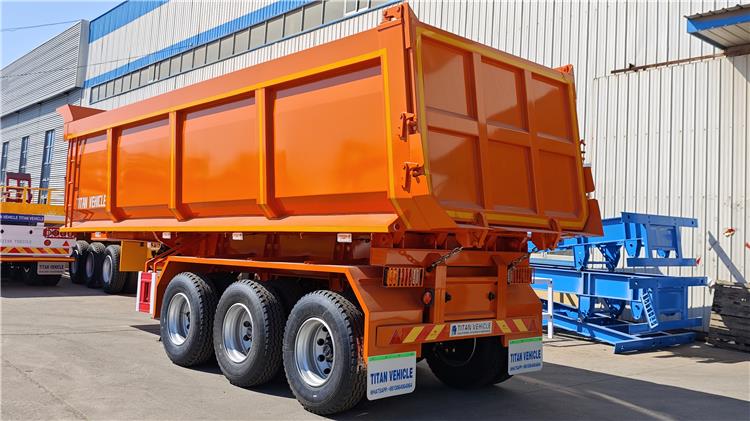 Hydraulic 60 Ton Semi Tipper Trailer for Sale In Senegal