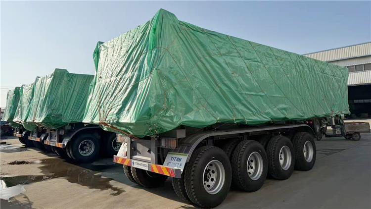 Tri Axle Rock End Dump Trailers Prices for Sale In Guatemala