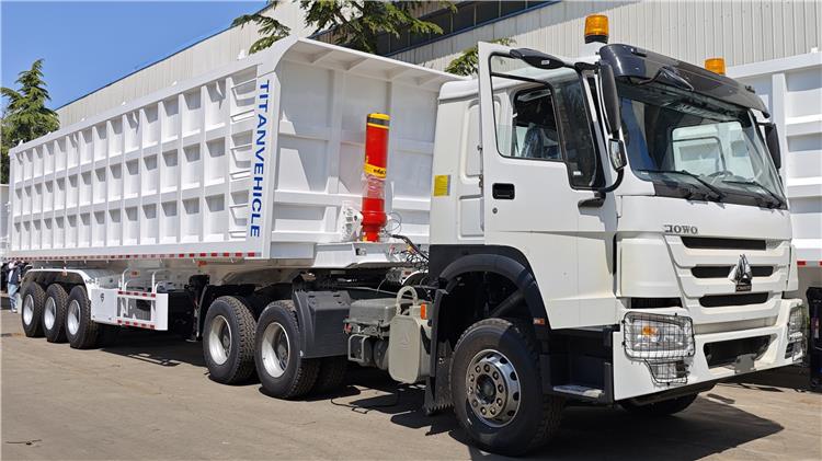 Rear Dumper Semi Truck Trailer for Sale Price In Mali
