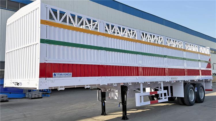 Pig Cattle Transport Trailers for Sale In Tanzania