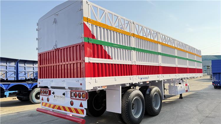 Pig Cattle Transport Trailers for Sale In Tanzania