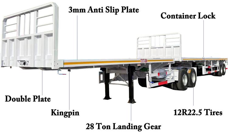 Superlink Flatdeck Trailers for Sale In Tanzania