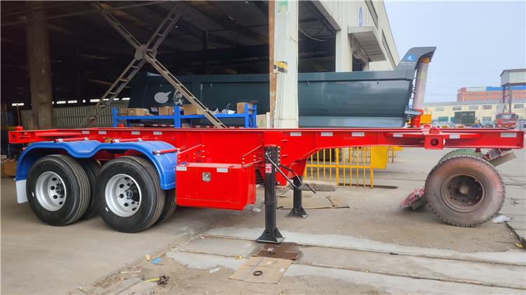 2 Axle 20ft Container Chassis Trailer for Sale In Venezuela