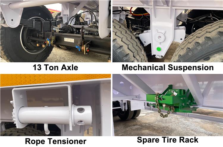 GTS 40 foot Flatbed Trailers for Sale In Ghana - Gt Semi Trailer