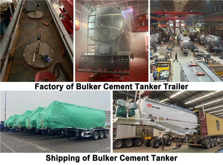 GTS Ghana - 35CBM Bulker Cement Tanker Trailer for Sale In Ghana
