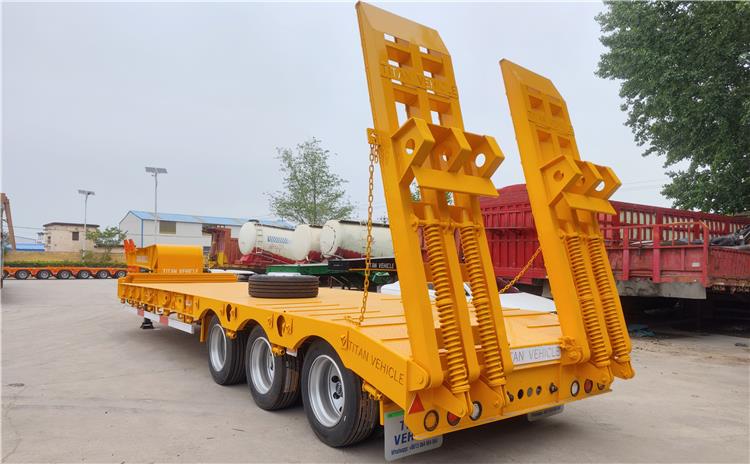3 Axle 60 Ton Low Bed Trailer Price for Sale In Guyana