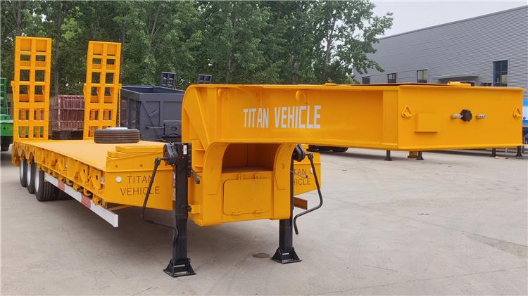 3 Axle 60 Ton Low Bed Trailer Price for Sale In Guyana
