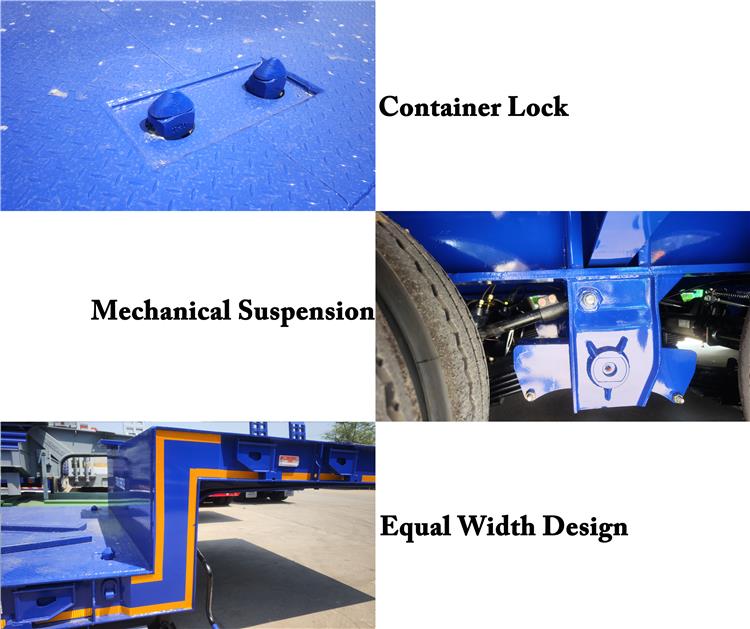 4 Axle 100 Ton Equal Width Low Loader Trailer for Sale In Tanzania
