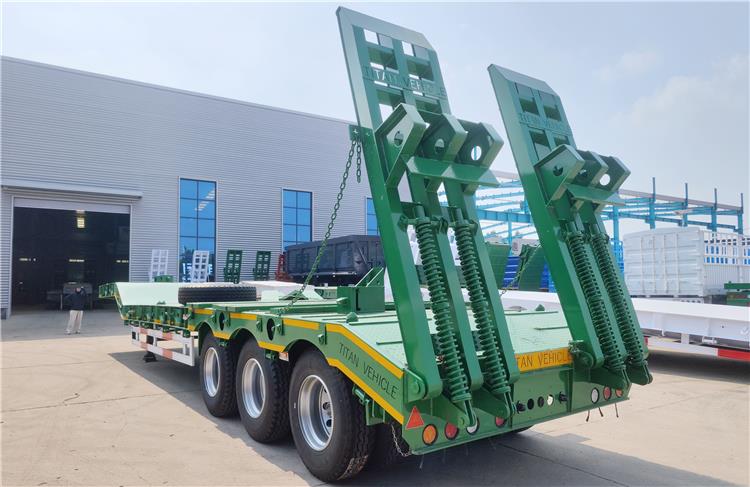 3 Axle Equal Width Gooseneck Low Bed Trailer For Sale In Tanzania