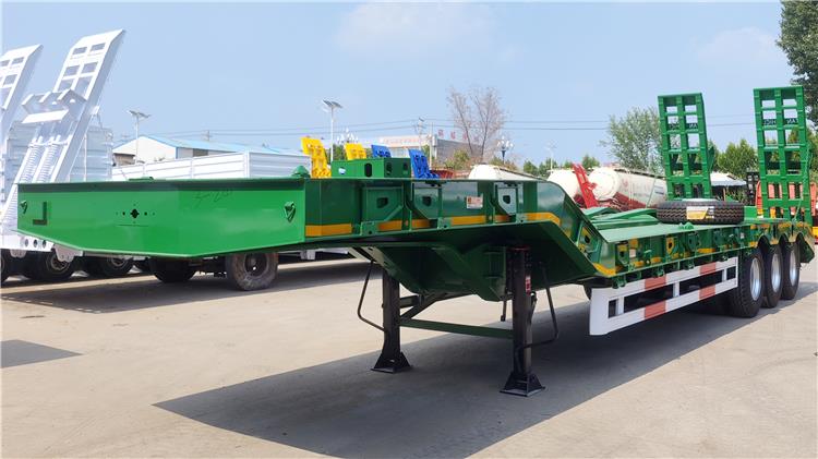 3 Axle Equal Width Gooseneck Low Bed Trailer For Sale In Tanzania