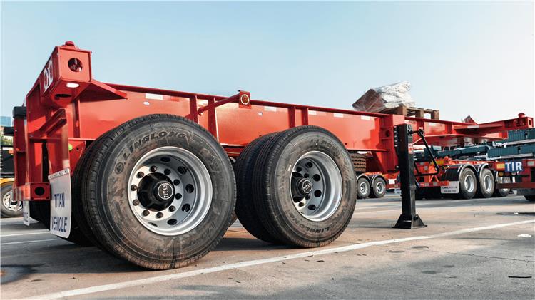 2 Axle Skeleton Semi Trailer for Sale In Venezuela - Skeletal Container Trailer
