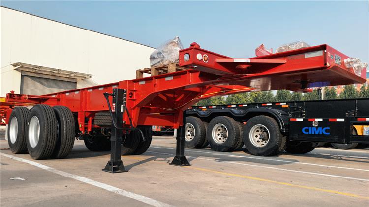 2 Axle Skeleton Semi Trailer for Sale In Venezuela - Skeletal Container Trailer
