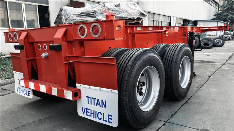 2 Axle Skeleton Semi Trailer for Sale In Venezuela - Skeletal Container Trailer