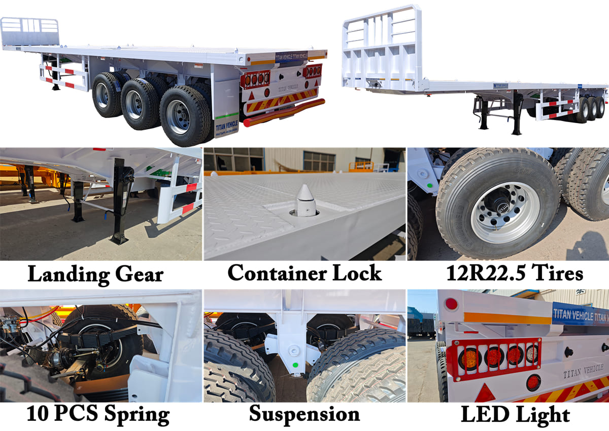 Reliable Flatbed Trailer for Sales in Ghana: Built for Long-Haul Durability