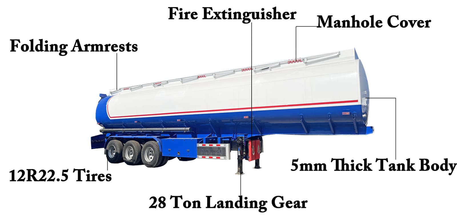 Heavy Duty Oil Tanker Trailers for Sale in Dar es Salaam, Tanzania