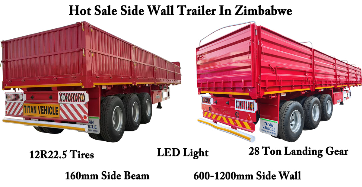 Why Drop Side Wall Trailers Are Popular in Zimbabwe
