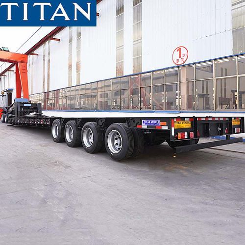 4 Axle Gooseneck Trailer with 2 Axle Dolly