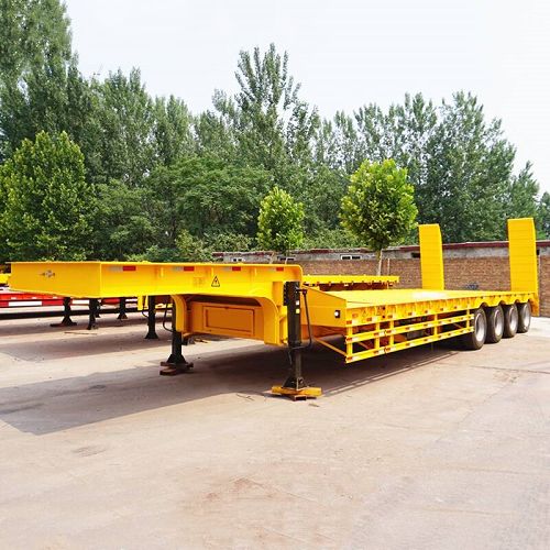 4 Axle Extendable Low Bed Semi Trailer