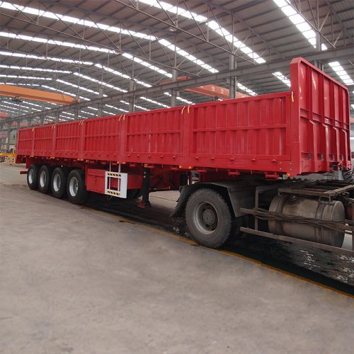 4 Axle Drop Side Trailer