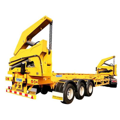40T Side Loader Container Trailer