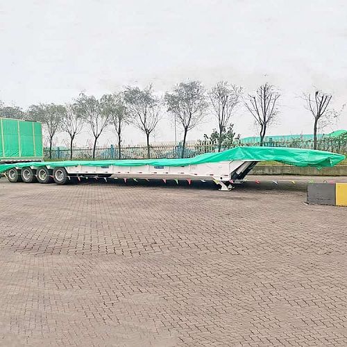 100 Ton Folding Gooseneck Trailer