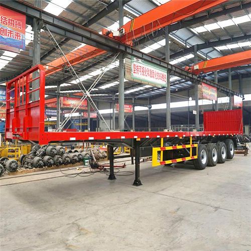 4 Axle Flatbed Trailer with Airbag Suspension