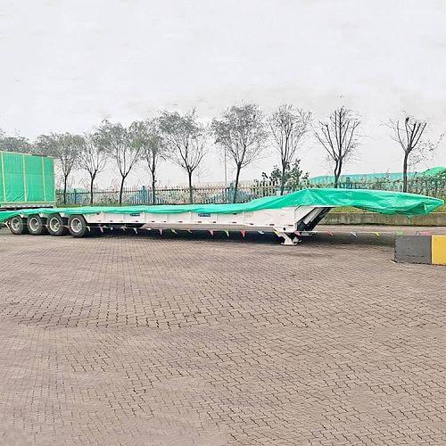 4 Axle Folding Gooseneck Trailer