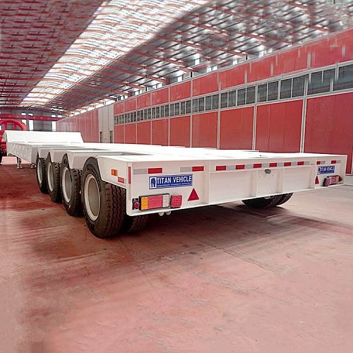 4 Axle Folding Gooseneck Trailer