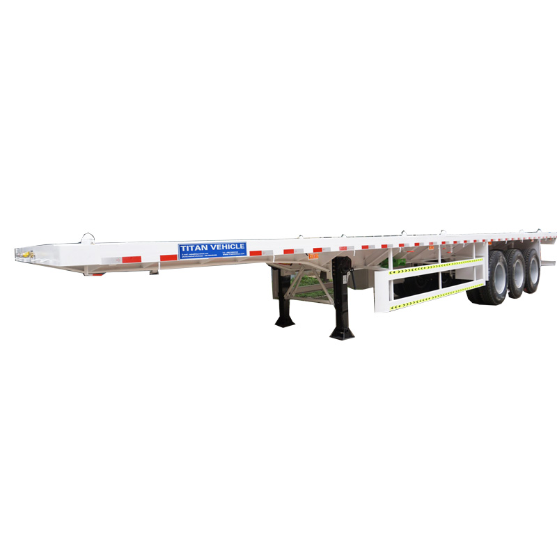 3 Axle 40 Foot Flatbed Trailer