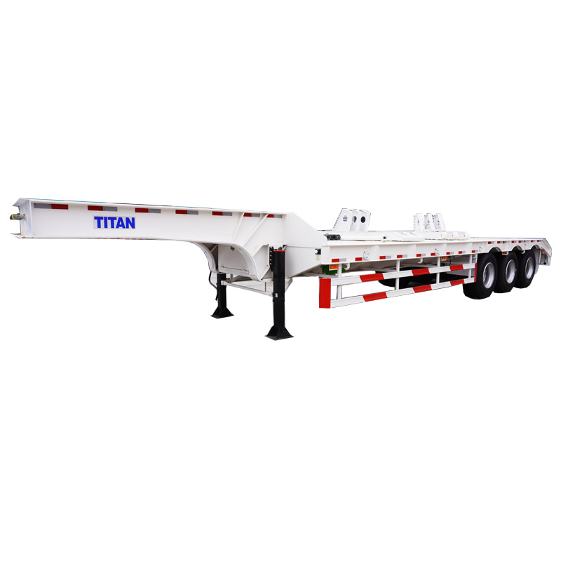 3 Axle Lowbed Truck Trailer