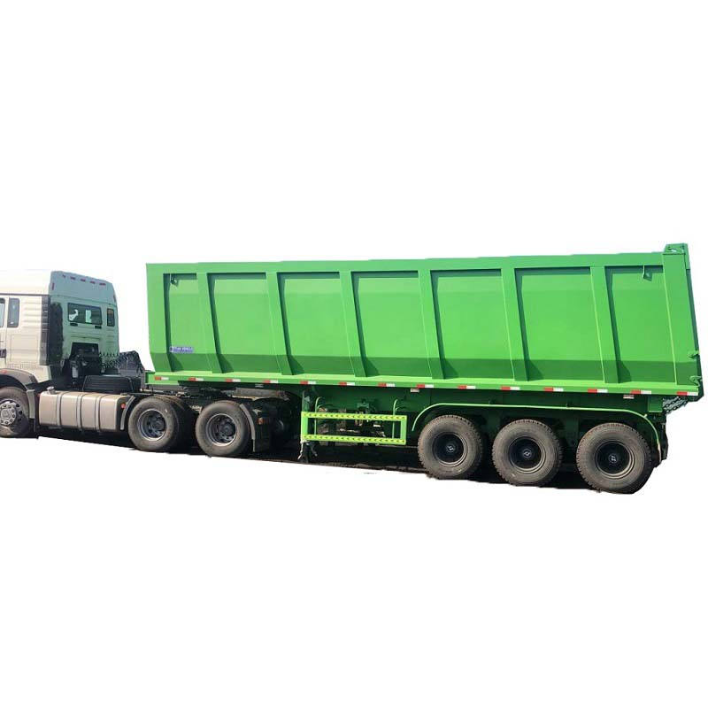 3 Axle End Dump Semi Trailer