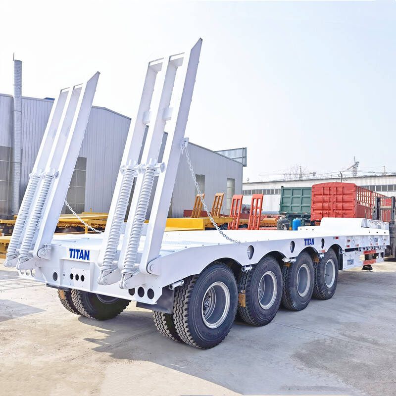 80 Ton Low Bed Truck Trailer