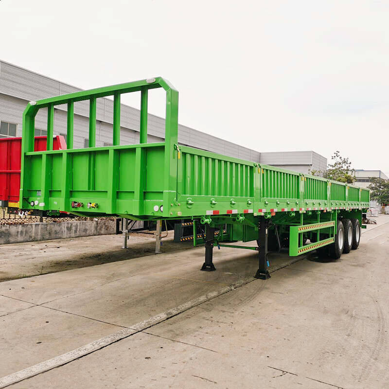 3 Axle Drop Side Semi Trailer