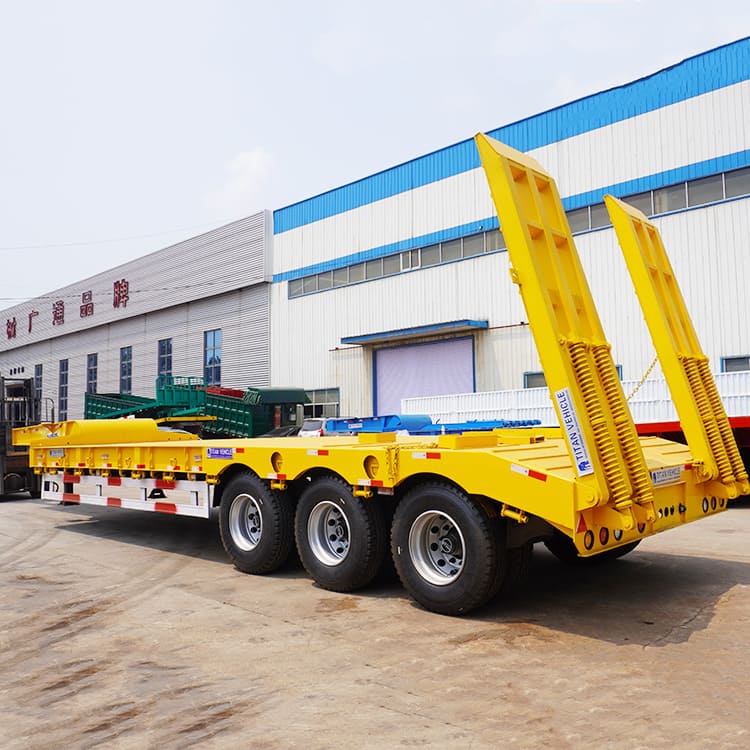 80 Ton 3 Axle Lowbed Trailer